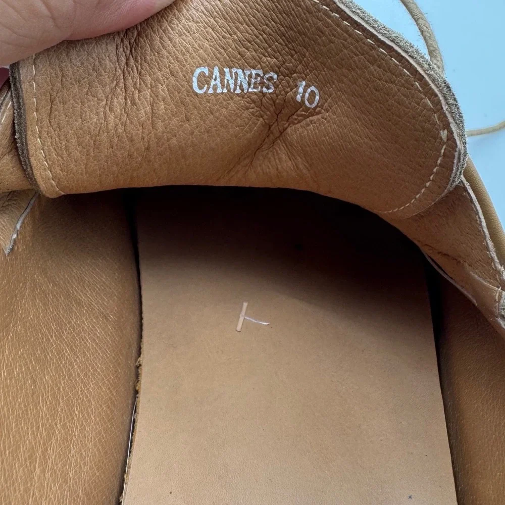 Marc Nolan Cannes Tan Suede Lace Up Derby Shoes Mens Size 10‎